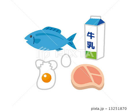 オリジナル肉 魚 イラスト 無料