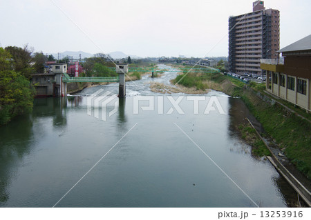 飯坂温泉の摺上川 飯坂温泉の摺上川 13253916
