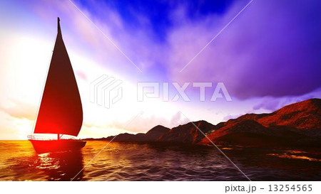 Yachting along  shore 13254565