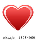 Heart of the red with white highlights 13254969