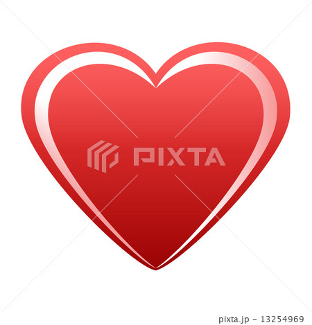 Heart of the red with white highlights 13254969