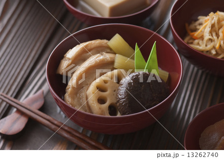 車麩と蓮根の煮物 13262740