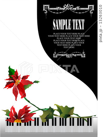 Piano with flowers 13263010
