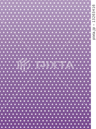 和風地紋　桜亀甲文様（紫） 13263416
