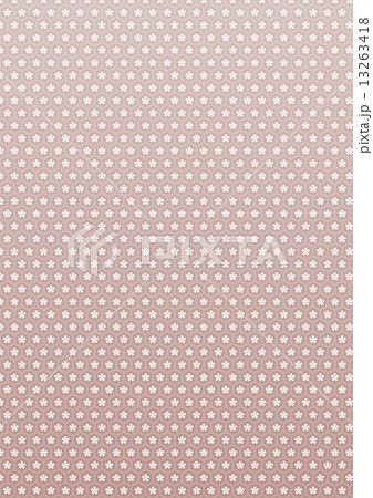 和風地紋　桜亀甲文様（薄小豆） 13263418