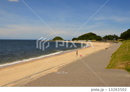 志賀島の休暇村から眺めた「下馬ヶ浜」（志賀島／福岡県福岡市） 13263502