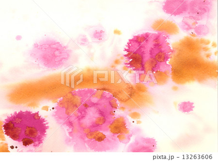 透明水彩のにじみ背景のイラスト素材