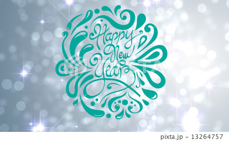 Composite image of elegant happy new year 13264757