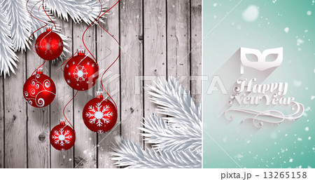 Composite image of snow falling Composite image of snow falling 13265158