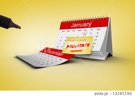 Composite image of new years resolutions 13265199