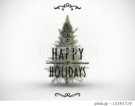 Composite image of happy holidays banner 13265729