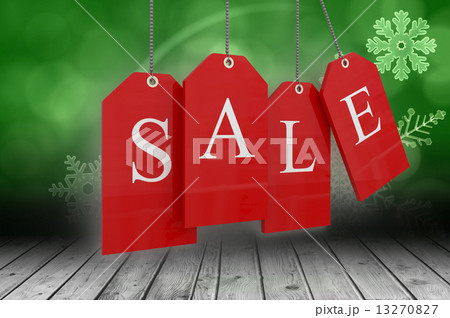 Composite image of red sale tags 13270827
