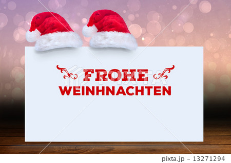 Composite image of frohe weinhnachten 13271294