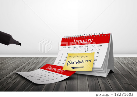 Composite image of new years resolutions Composite image of new years resolutions 13271602