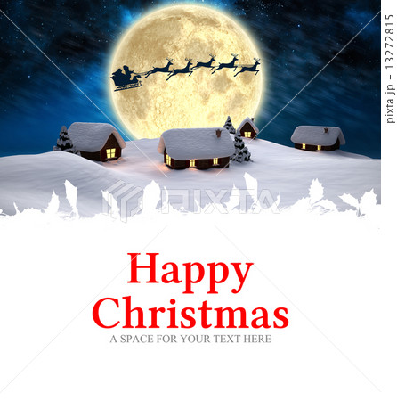 Composite image of happy christmas 13272815