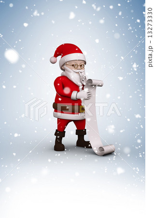 Composite image of cartoon santa Composite image of cartoon santa 13273330