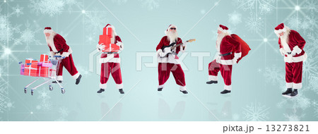Composite image of different santas Composite image of different santas 13273821