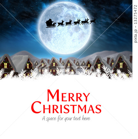Composite image of merry christmas 13275472
