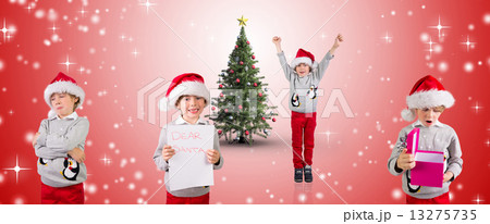 Composite image of different festive boys 13275735