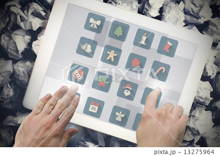 Composite image of christmas tiles Composite image of christmas tiles 13275964