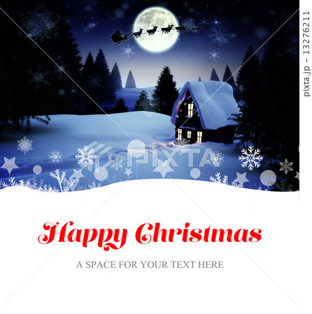 Composite image of happy christmas 13276211