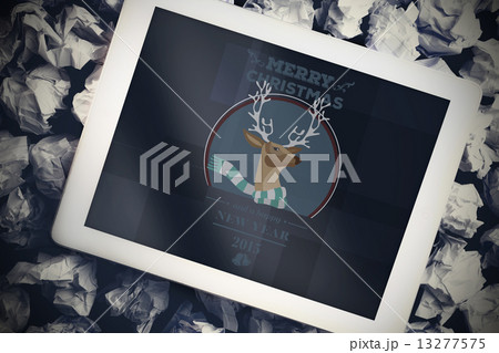 Composite image of hipster christmas message 13277575