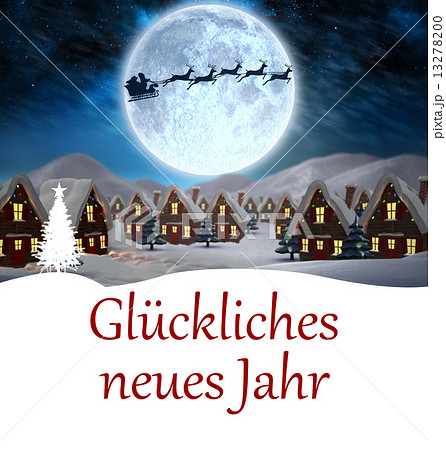 Composite image of glÃ¼ckliches neues jahr 13278200