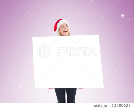 Festive blonde showing poster Festive blonde showing poster 13280022