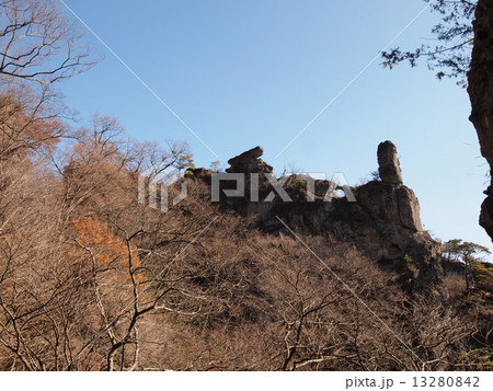妙義山の大砲岩 妙義山の大砲岩 13280842