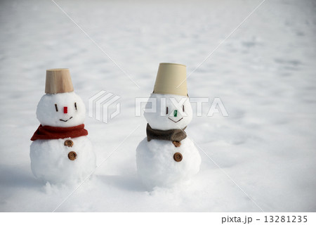 雪だるま 雪だるま 13281235