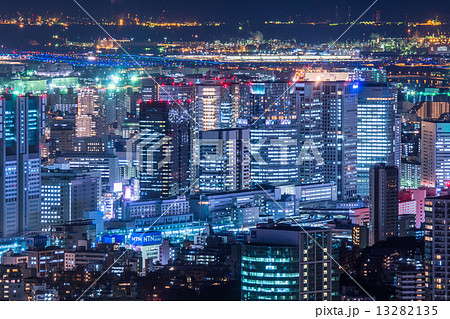 メガロポリス 東京夜景の写真素材