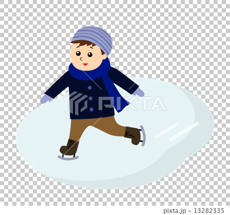 スケートをする男の子 スケートをする男の子 13282335