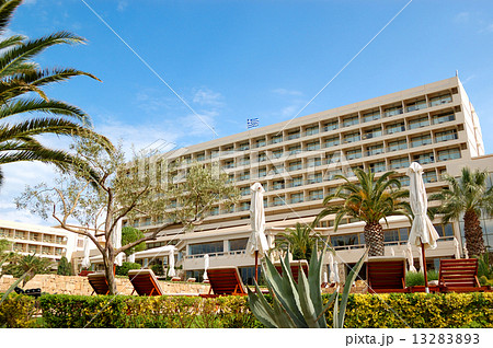 Building of the luxury hotel, Halkidiki, Greece Building of the luxury hotel, Halkidiki, Greece 13283893
