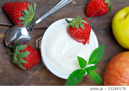 fruits and yogurt fruits and yogurt 13284178