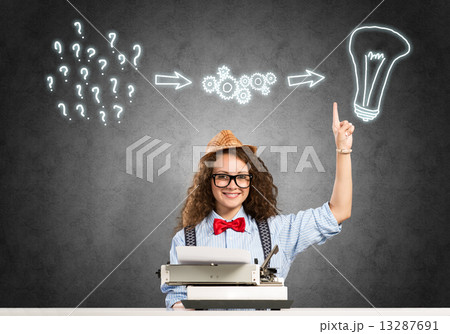 Girl writer 13287691