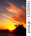堂ヶ島の夕焼け 13292691