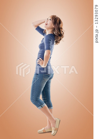 Excited Asian young girl Excited Asian young girl 13293079