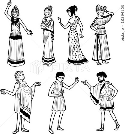 Ancient Greek tragedy characters 13294259