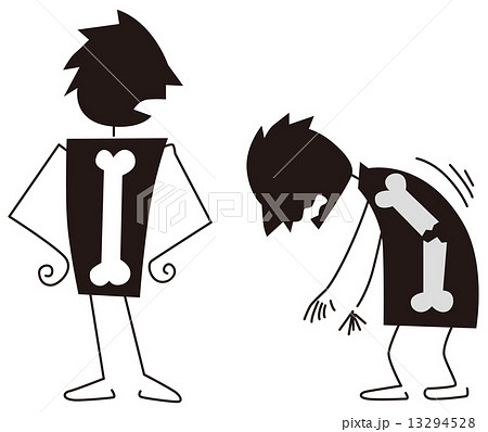 骨の弱い男性と強い男性 13294528