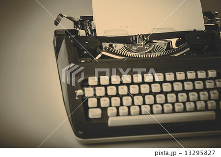 paper in typewriter paper in typewriter 13295827