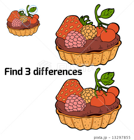 Find 3 differences (cake) 13297855