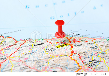 Oviedo ,Spain map pin 13298551