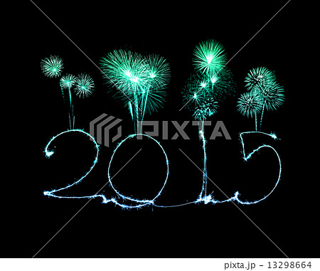 Happy New Year - 2015 sparkler 13298664