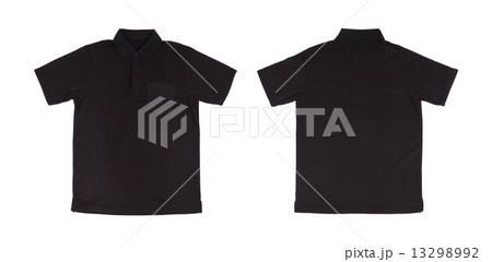 blank polo shirt set (front, back) 13298992
