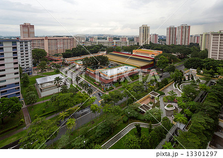 Aerial View of Housing Estate in Singapore Aerial View of Housing Estate in Singapore 13301297