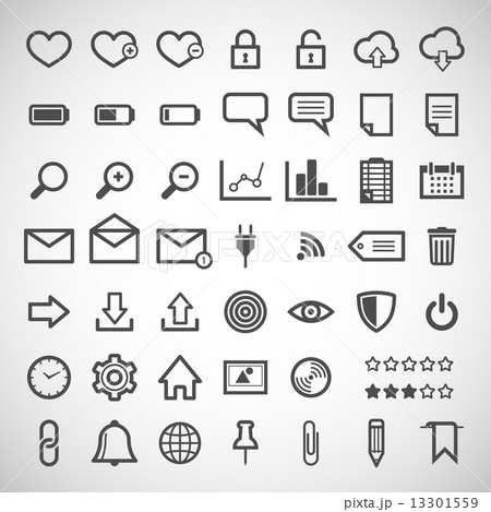 set of web icons  13301559