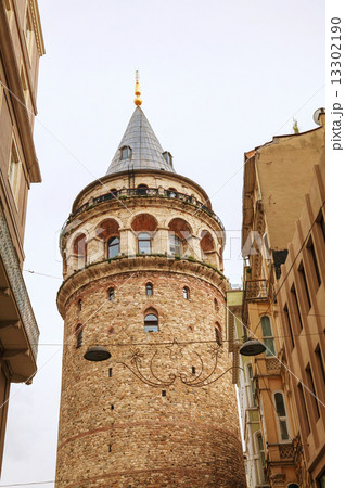 Galata Tower (Christea Turris) in Istanbul, Turkey 13302190
