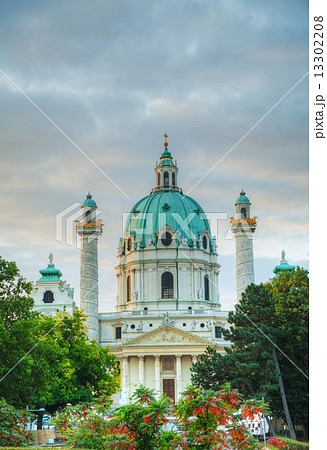 Karlskirche in Vienna, Austria in the morning 13302208