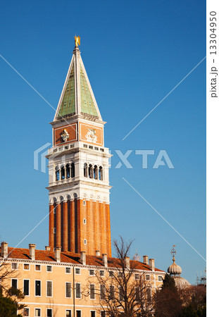 Bell tower at San Marco square in Venice Bell tower at San Marco square in Venice 13304950