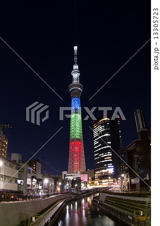 東京スカイツリー 三原色ライトアップ(三色) 東京スカイツリー 三原色ライトアップ(三色) 13305723